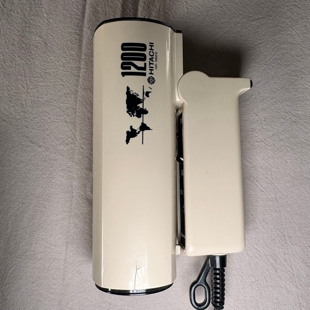 Women's Hitachi HD-550D Hair Dryer One Size Beige Black